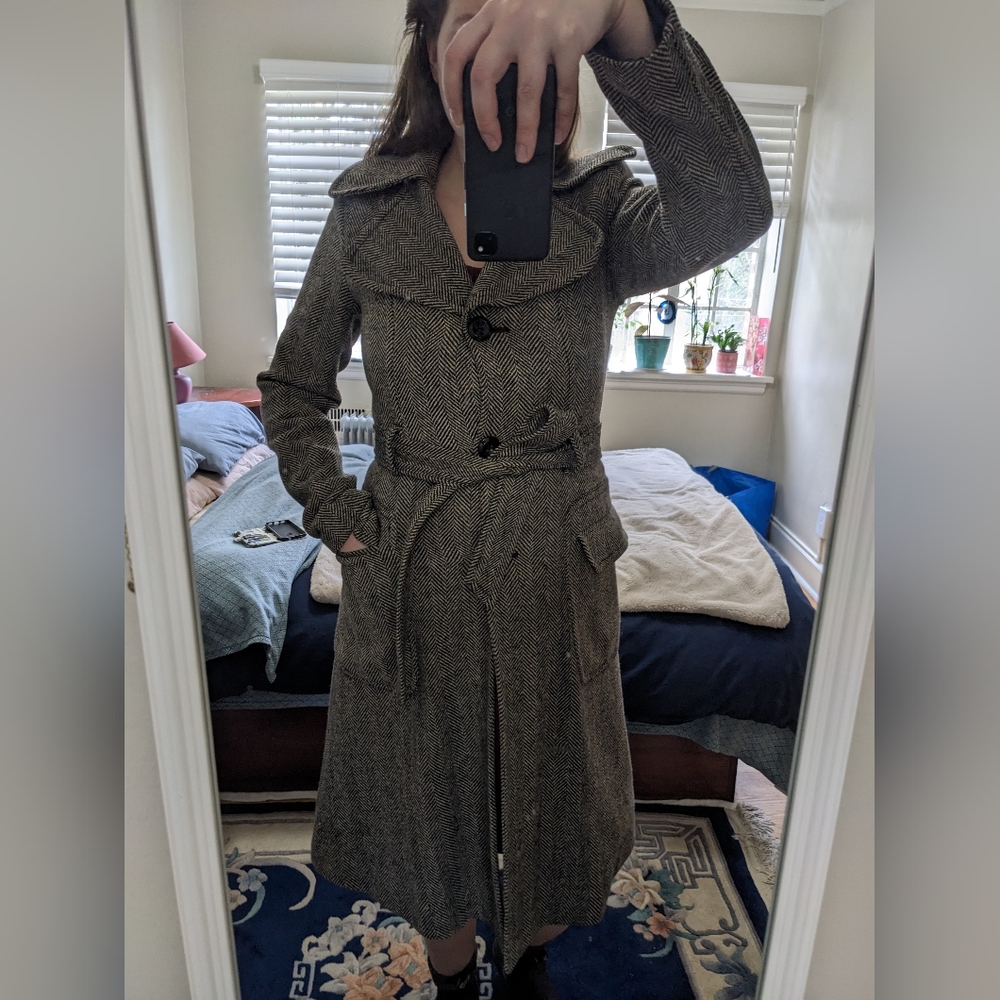 Wool Trench Coat - Picture 12 of 14